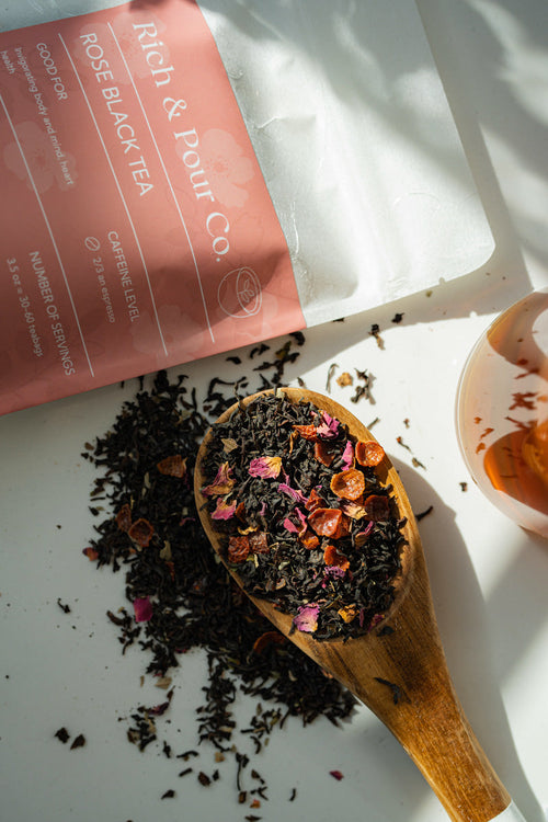 Wholesale Black Rose - Rose Black Tea Blend (price/lb)